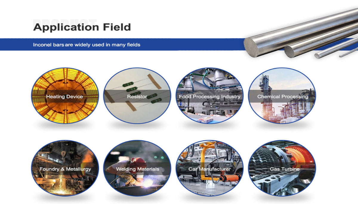 Inconel 601 Bar for Chemical Processing Equipment Durability