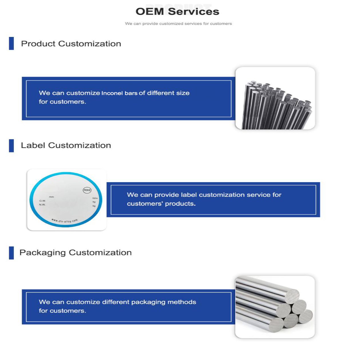 Inconel 601 Bar for Chemical Processing Equipment Durability