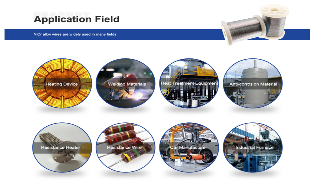 Cr30Ni70 Nichrome Wire for Long-Lasting Chemical Processing Equipment