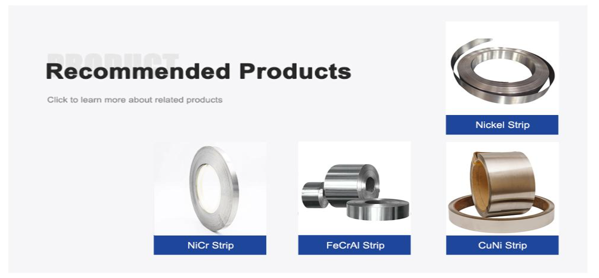 High-Quality Cr20Ni80 Nichrome Strip for Efficient Foam Cutting Tools