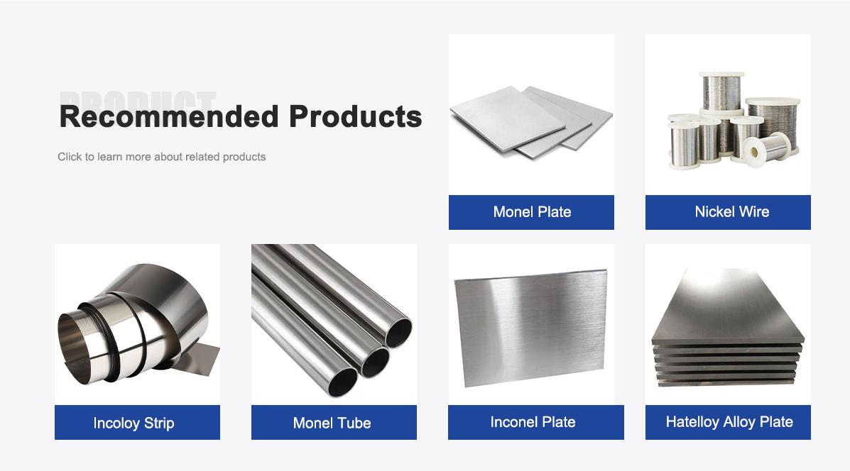 GH3625 Nickel Alloy Plate for Chemical and Petrochemical Industries