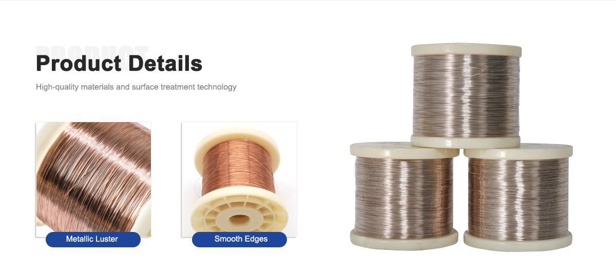 CuNi1 Copper Nickel Alloy Wire for Precision Resistance Applications
